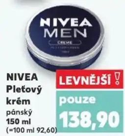 Kaufland NIVEA Pleťový krém nabídka