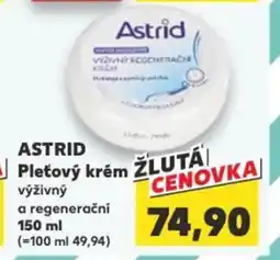 Kaufland ASTRID Pleťový krém nabídka