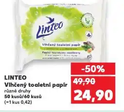 Kaufland LINTEO Vlhčený toaletní papír nabídka