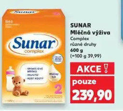 Kaufland SUNAR Mléčná výživa nabídka