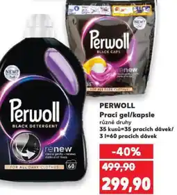 Kaufland PERWOLL Prací gel/kapsle nabídka
