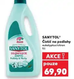 Kaufland SANYTOL² Čistič na podlahy nabídka