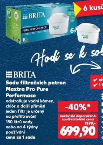 Kaufland Sada filtračních patron Maxtra Pro Pure Performace nabídka