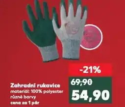 Kaufland Zahradní rukavice nabídka