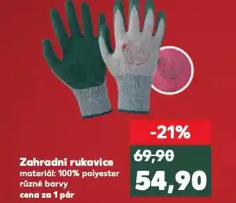 Kaufland Zahradní rukavice nabídka