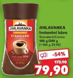 Kaufland JIHLAVANKA Instantní káva nabídka