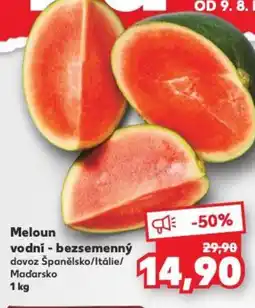 Kaufland Meloun vodní - bezsemenný nabídka