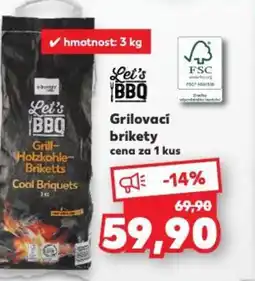 Kaufland Grilovací brikety nabídka