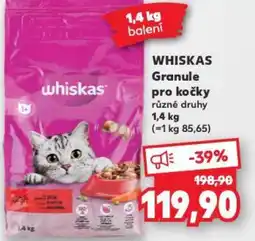 Kaufland WHISKAS Granule pro kočky nabídka