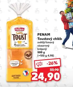 Kaufland PENAM Toustový chléb nabídka