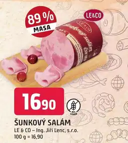 Trefa ŠUNKOVÝ SALÁM nabídka