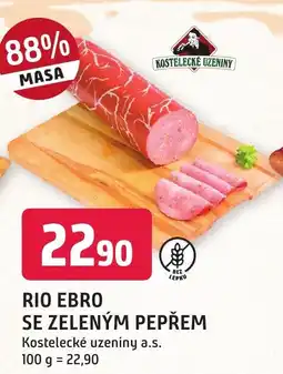 RIO EBRO SE ZELENÝM PEPŘEM