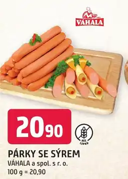 Trefa PÁRKY SE SÝREM nabídka