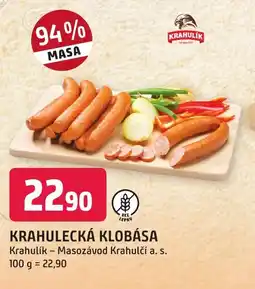 Trefa KRAHULECKÁ KLOBÁSA nabídka