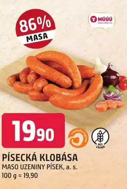 Trefa PÍSECKÁ KLOBÁSA nabídka