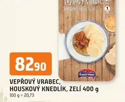 Trefa VEPŘOVÝ VRABEC, HOUSKOVÝ KNEDLÍK, ZELÍ 400 g nabídka