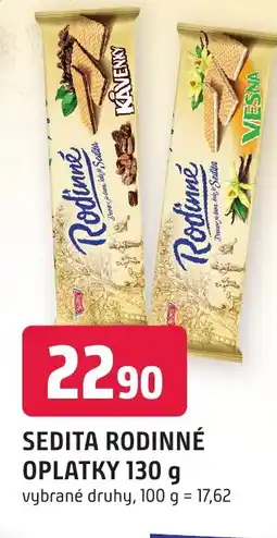 Trefa SEDITA RODINNÉ OPLATKY 130 g nabídka