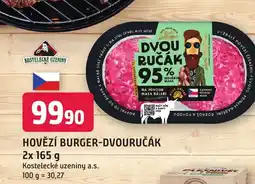 Trefa HOVĚZÍ BURGER-DVOURUČÁK 2x 165 g nabídka