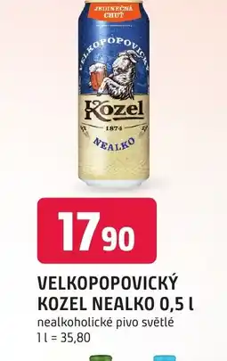 Trefa VELKOPOPOVICKÝ KOZEL NEALKO 0,5 L nabídka