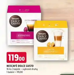 Terno NESCAFÉ DOLCE GUSTO nabídka