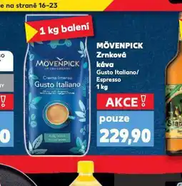 Kaufland Mövenpick zrnková káva nabídka