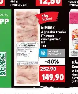 Kaufland Aljašská treska nabídka