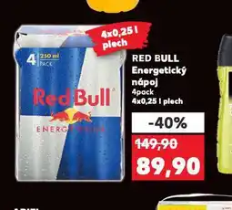 Kaufland Red bull energetický nápoj nabídka