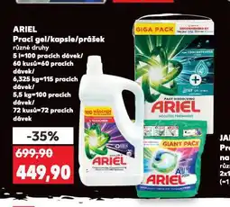 Kaufland Ariel prací prostředek nabídka