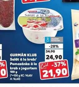 Kaufland Salát á la krab nabídka