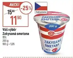 Globus Váš výběr Zakysaná smetana nabídka
