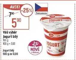 Globus Váš výběr Jogurt bílý 150 g nabídka