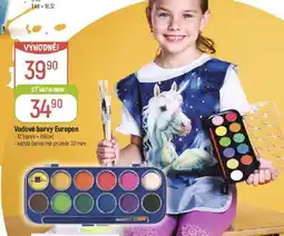 Vodové barvy Europen