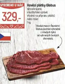 Globus Hovězí plátky Globus nabídka