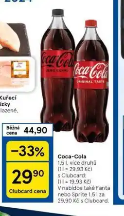 Tesco Sprite nabídka