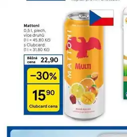 Tesco Mattoni nabídka