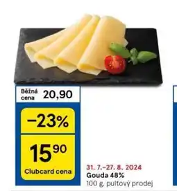 Tesco Gouda 48% nabídka