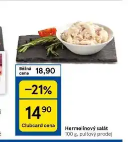 Tesco Hermelínový salát nabídka