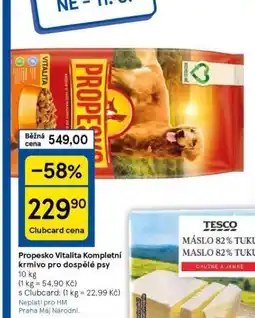 Tesco Propesko granule pro psy nabídka