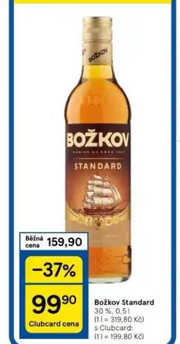Tesco Božkov standard nabídka