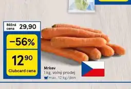 Tesco Mrkev nabídka