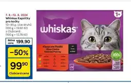 Tesco Whiskas kapsičky pro kočky nabídka