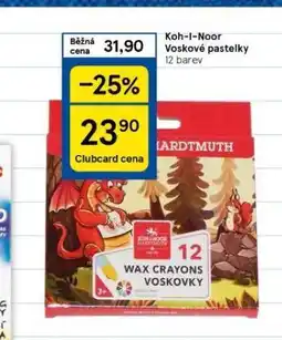 Tesco Koh-i-noor voskové pastelky nabídka