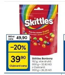 Tesco Skittles bonbóny nabídka