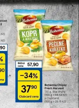 Tesco Bohemia chipsy nabídka