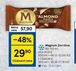 Tesco Magnum zmrzlina nabídka