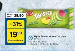 Tesco Algida twister zmrzlina nabídka