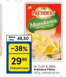 Tesco Président nabídka