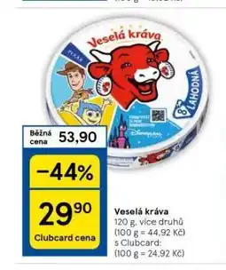 Tesco Veselá kráva nabídka