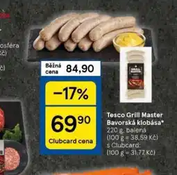 Tesco Bavorská klobása nabídka