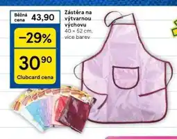 Tesco Zástěra na výtvarnou výchovu nabídka